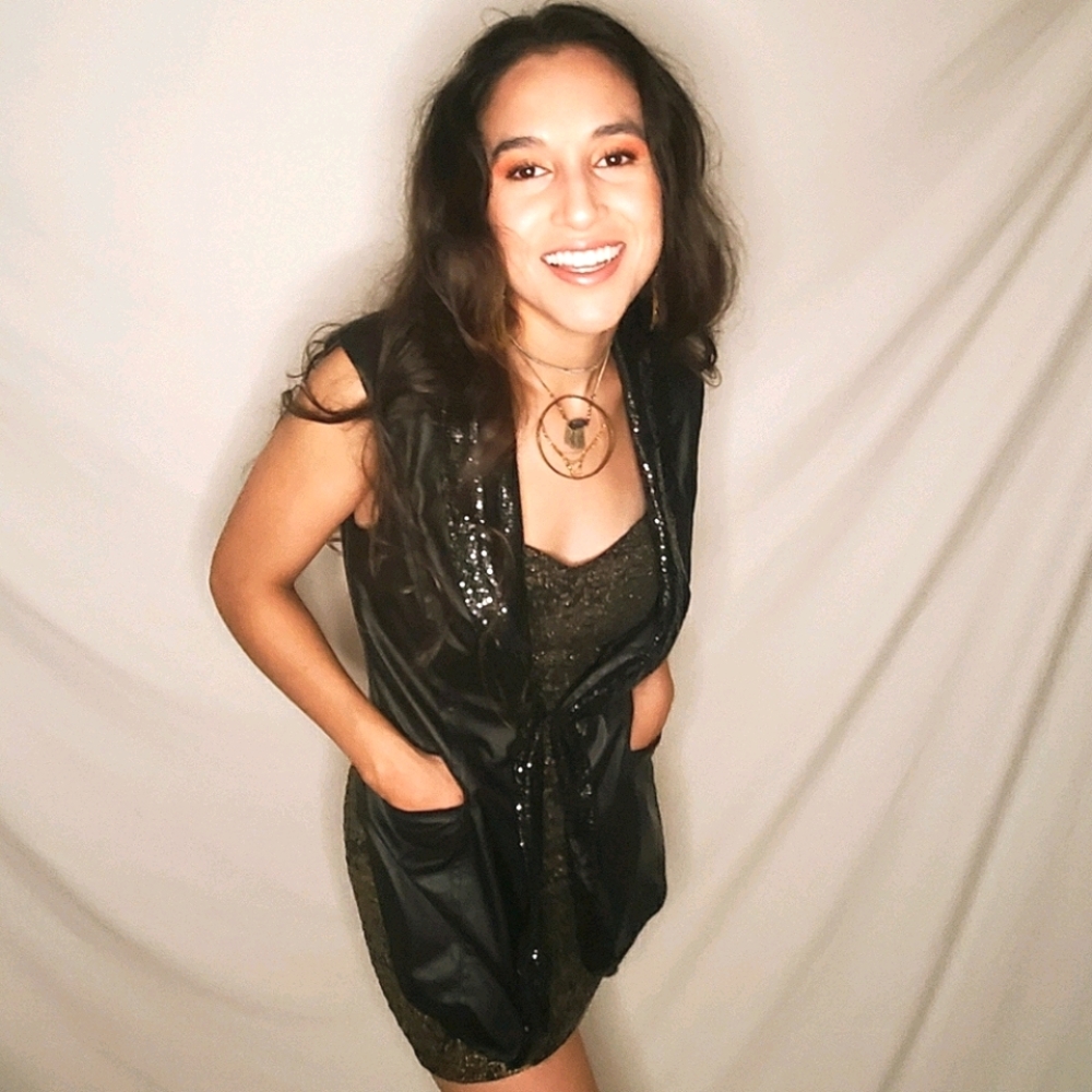 RARE KARDASHIAN Bebe Leather Vest